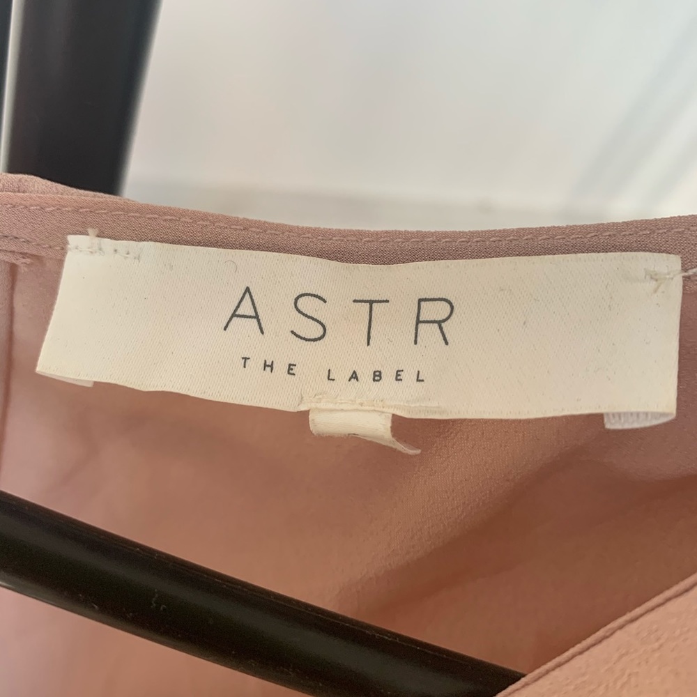 ASTR The Label Blush Flutter Cape Romper - Picture 7 of 10